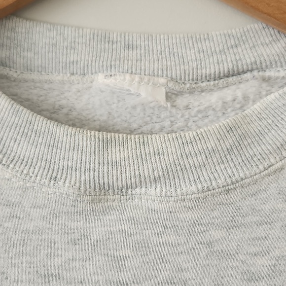 Vintage White Grey University of Regina Faculty of Science Sweatshirt Mens L - Picture 5 of 6